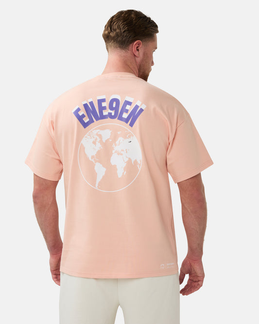 Earth Oversized Tee Pink Clay